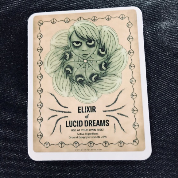 Elixir of Lucid Dreams Witchy Sorceress Supreme Potion B0ttle Label Sticker - Picture 3 of 7